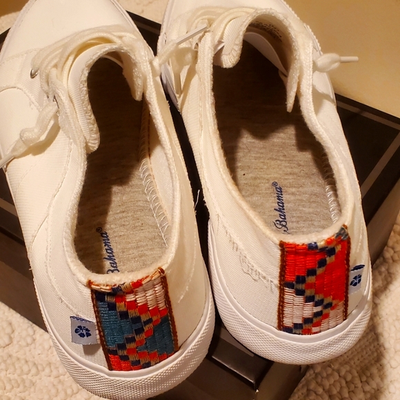 Tommy Bahama White Sneakers Womans Size 10 - Picture 6 of 11